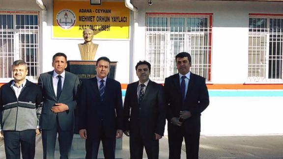 İlçe Milli Eğitim Müdürü Sn.Serkan TOPBAŞ  Mehmet Orhun Yaylacı Anadolu Lisesini Ziyaret Etti