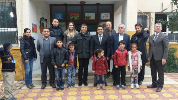 İlçe Milli Eğitim Müdürü Sayın Serkan TOPBAŞ,  İlçemiz Mehmet Akif Ersoy İlkokulu´nu ziyaret etti. 